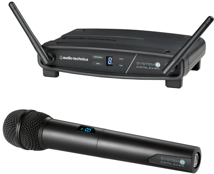Audio Technica System 10 ATW 1102 Digital Handheld Wireless System